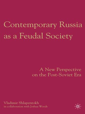 cover image of Contemporary Russia as a Feudal Society